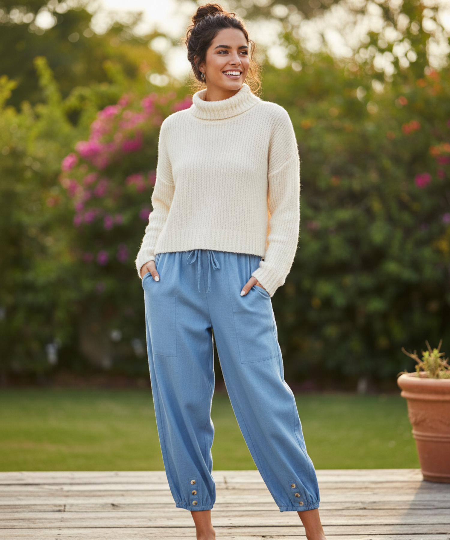Neve | Chic High-Waist Trouser