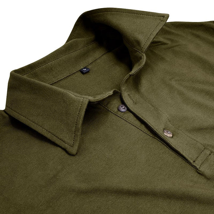 Travis Owen | Stylish Premium Long-Sleeve Polo