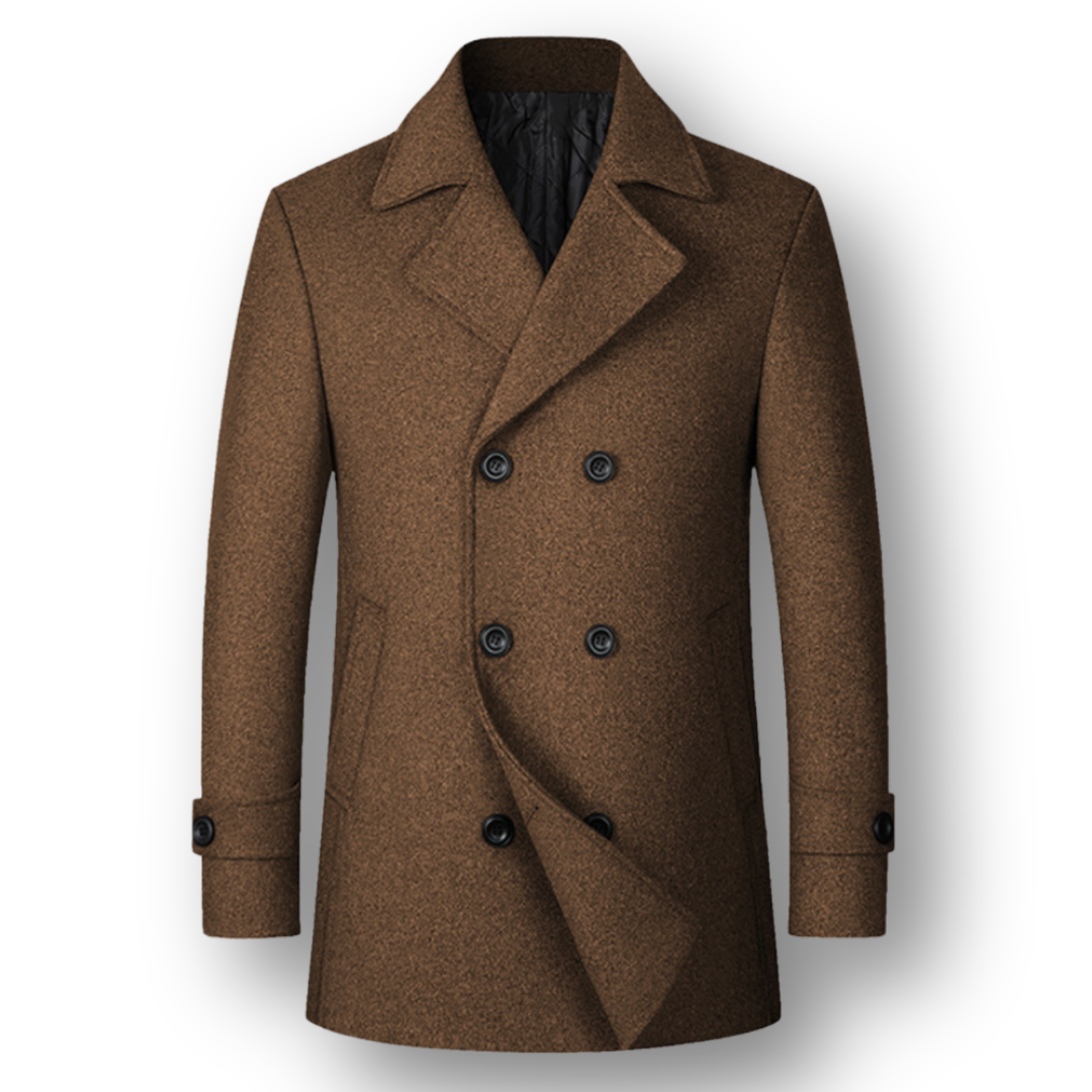 Damon | Refined Double-Breasted Structured Coat
