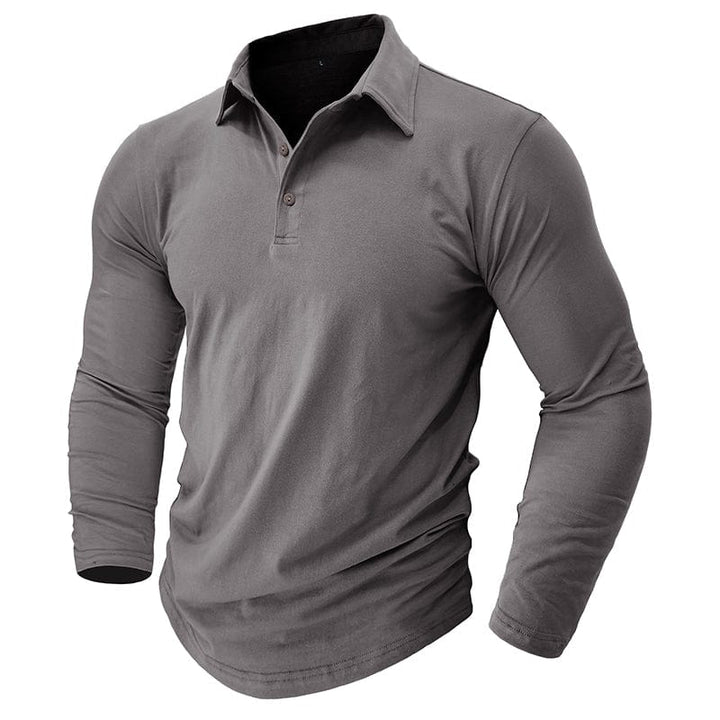 Travis Owen | Stylish Premium Long-Sleeve Polo