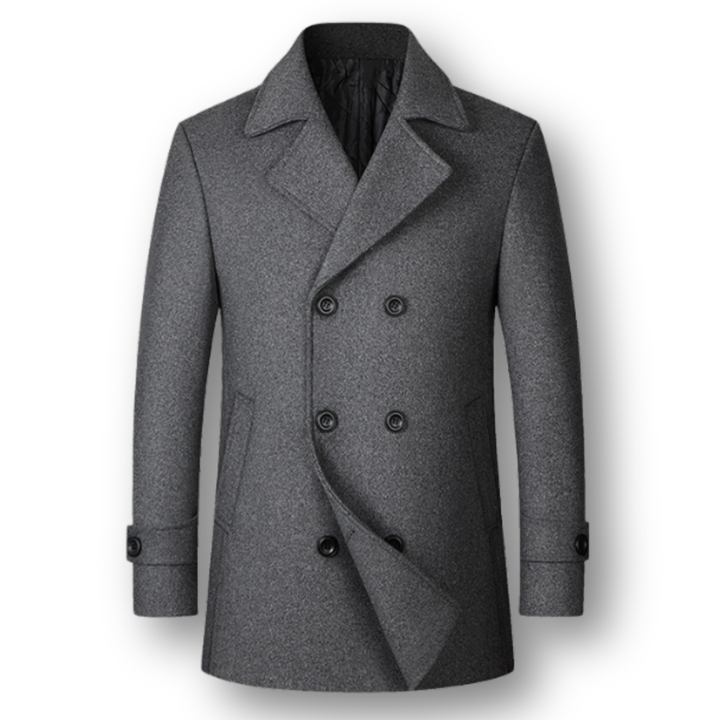 Damon | Refined Double-Breasted Structured Coat