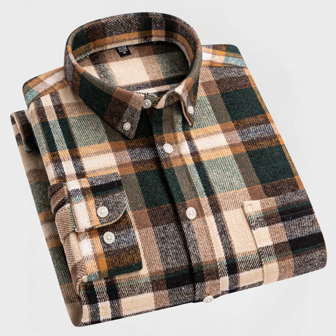 Mark | Classic Plaid Flannel Shirt