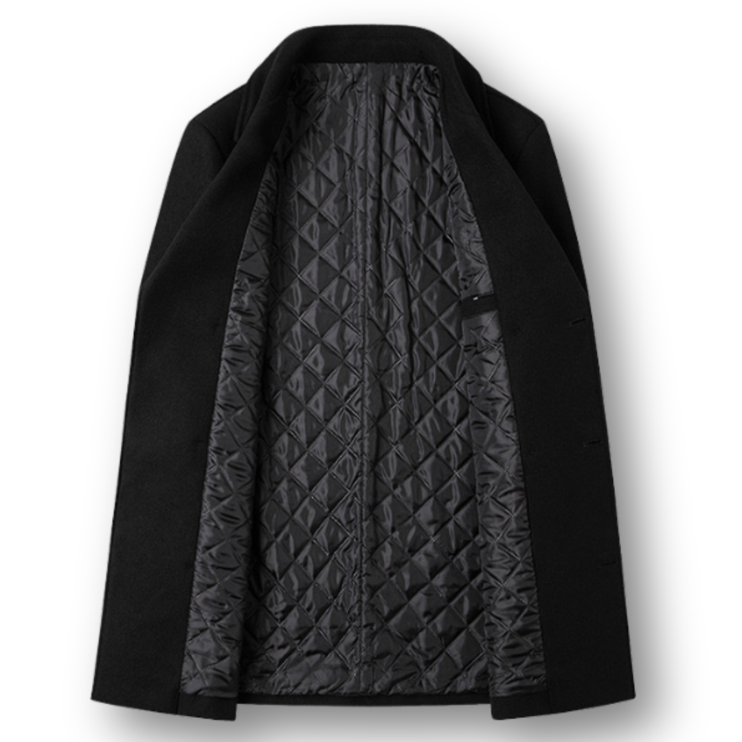 Damon | Refined Double-Breasted Structured Coat