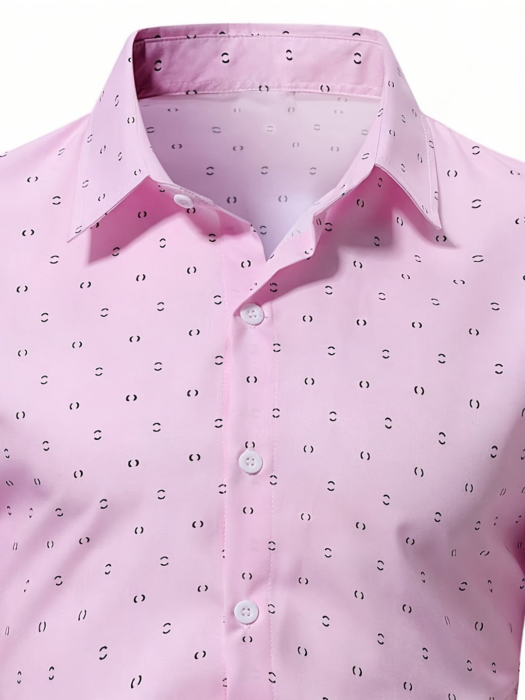 Elias | Modern Printed Short-Sleeve Button Shirt