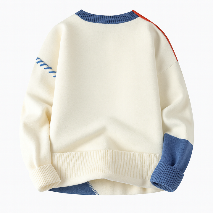 Felix | Modern Patch Knit Sweater