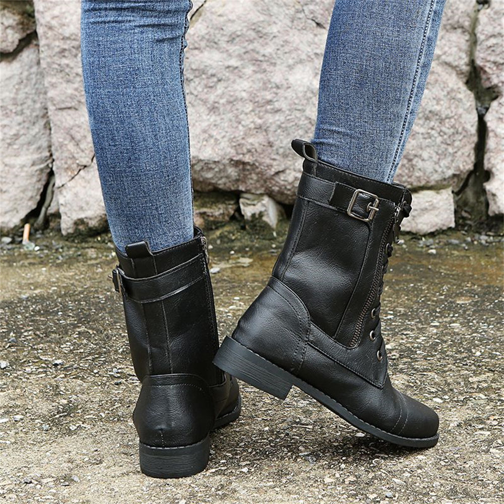 Erica Toe Side Zipper Orthopedic Boots