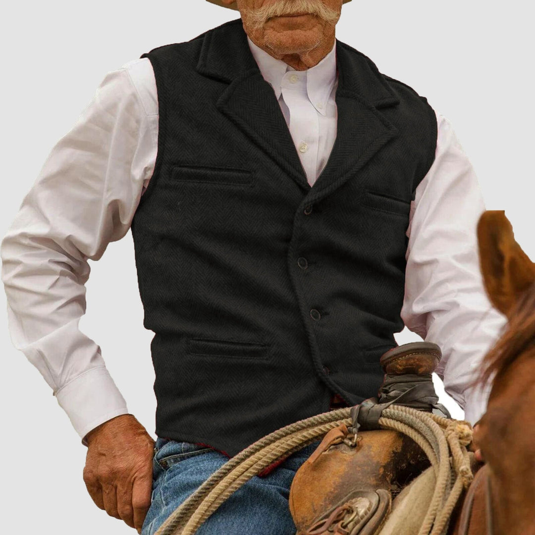 Rowan | Tailored Western-Inspired Classic Vest