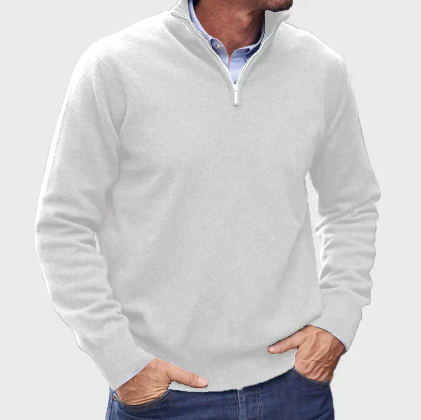 Hunter | Classic Quarter-Zip Everyday Sweater