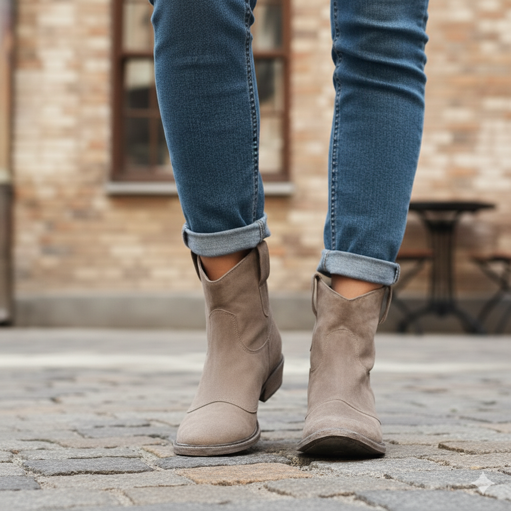 Ciara | Suede Ankle Boots Premium