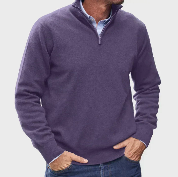 Hunter | Classic Quarter-Zip Everyday Sweater