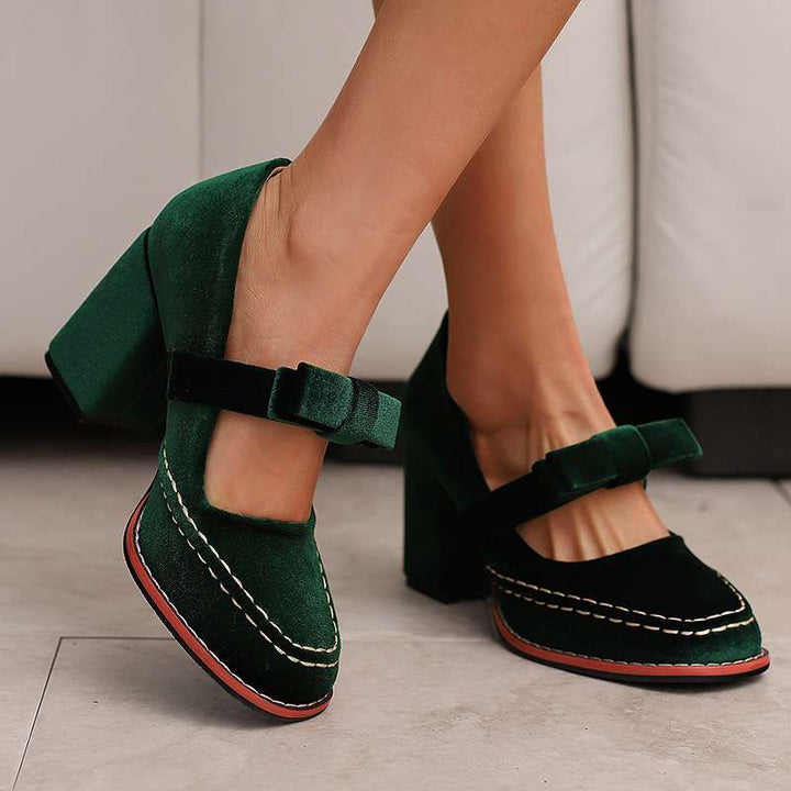 Alessia | Velvet Loafers