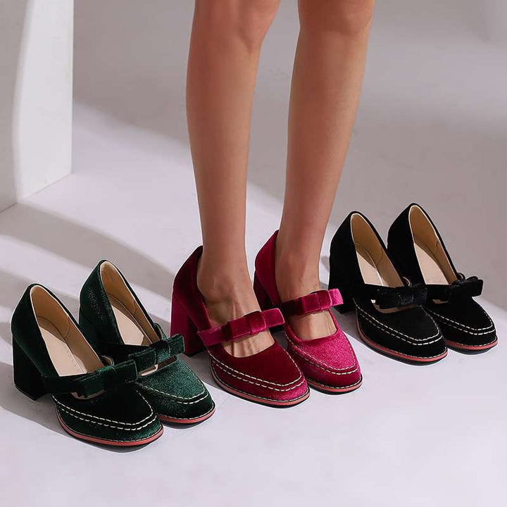 Alessia | Velvet Loafers