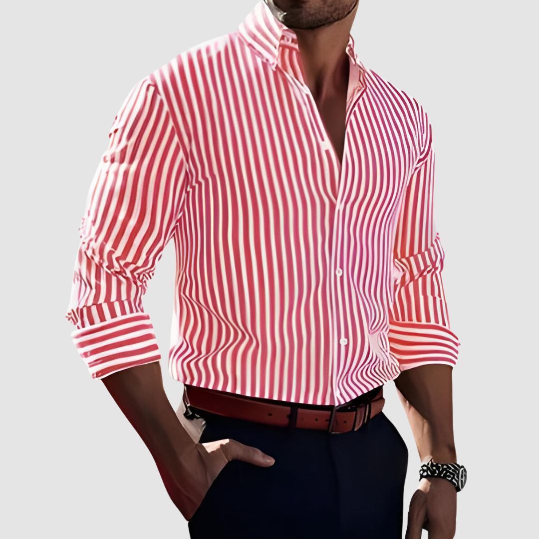 Nate | Elegant Striped Shirt