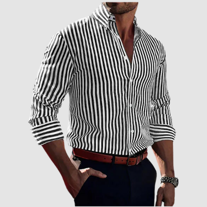 Nate | Elegant Striped Shirt
