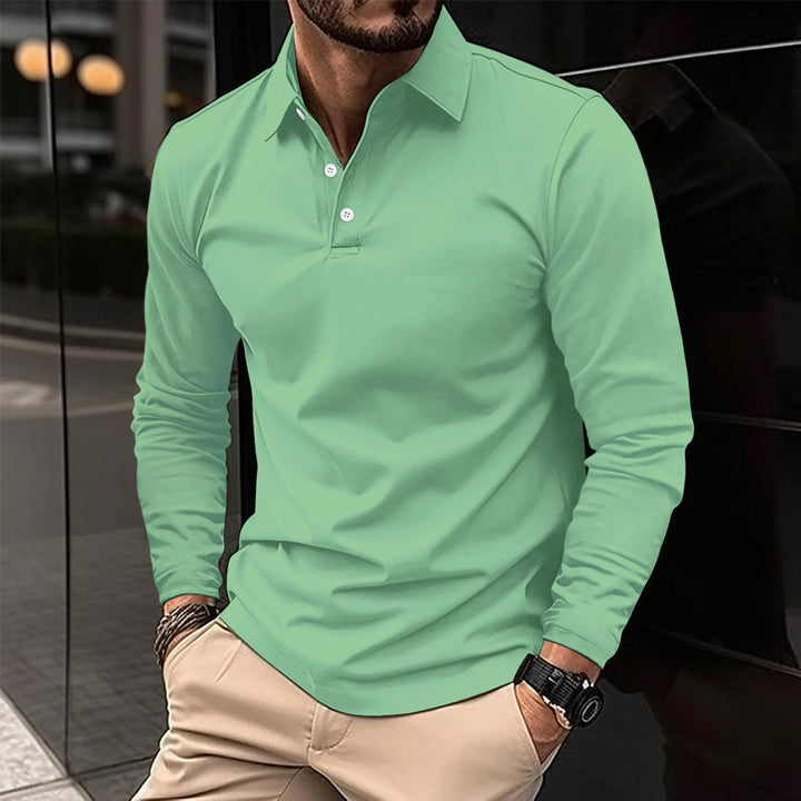 Luca | Smart Casual Long-Sleeved Polo