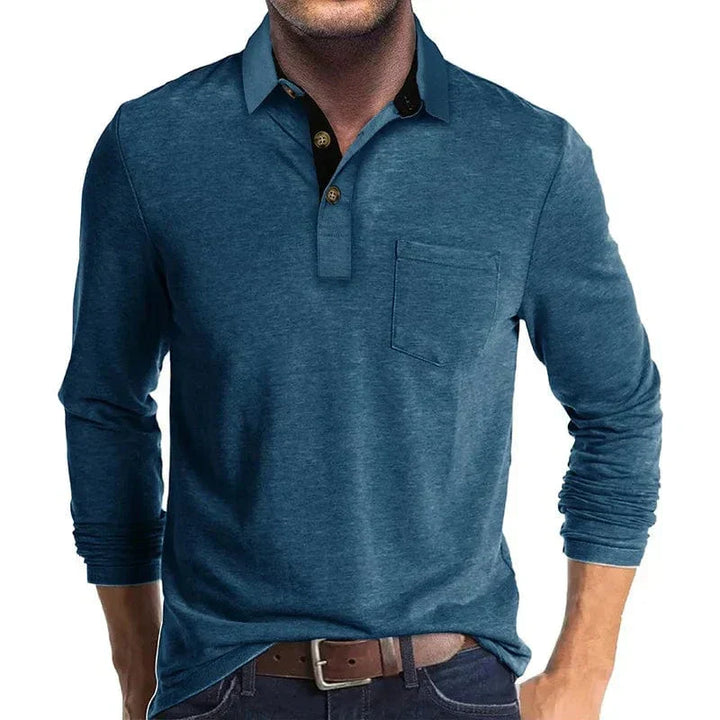 Hayden | Classic Long-Sleeve Polo