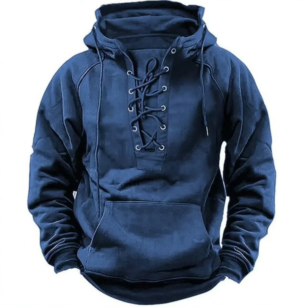 Dawson | Retro Lace-Up Outdoor Hoodie
