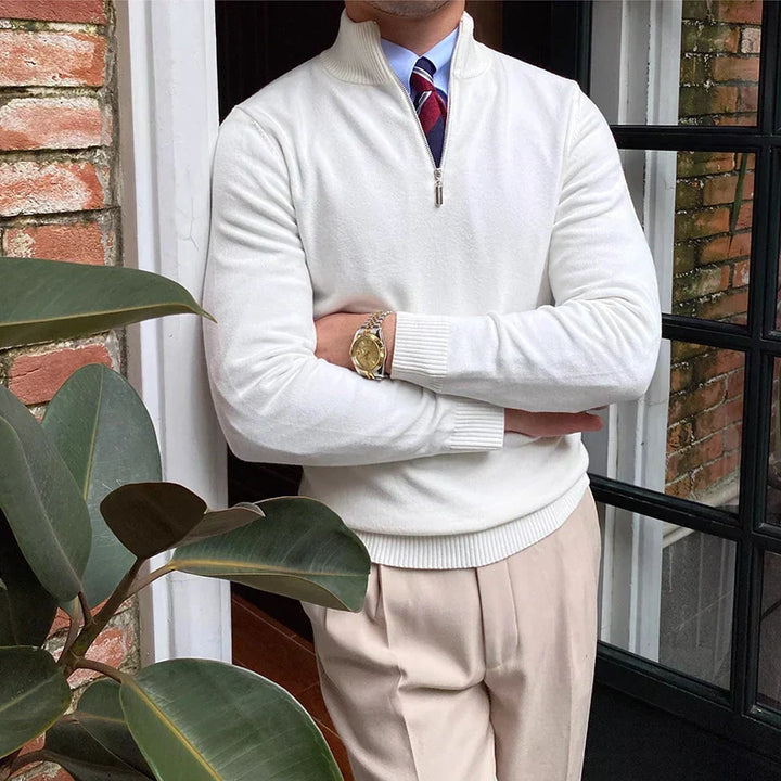 Jeffrey | Premium Quarter-Zip Sweater