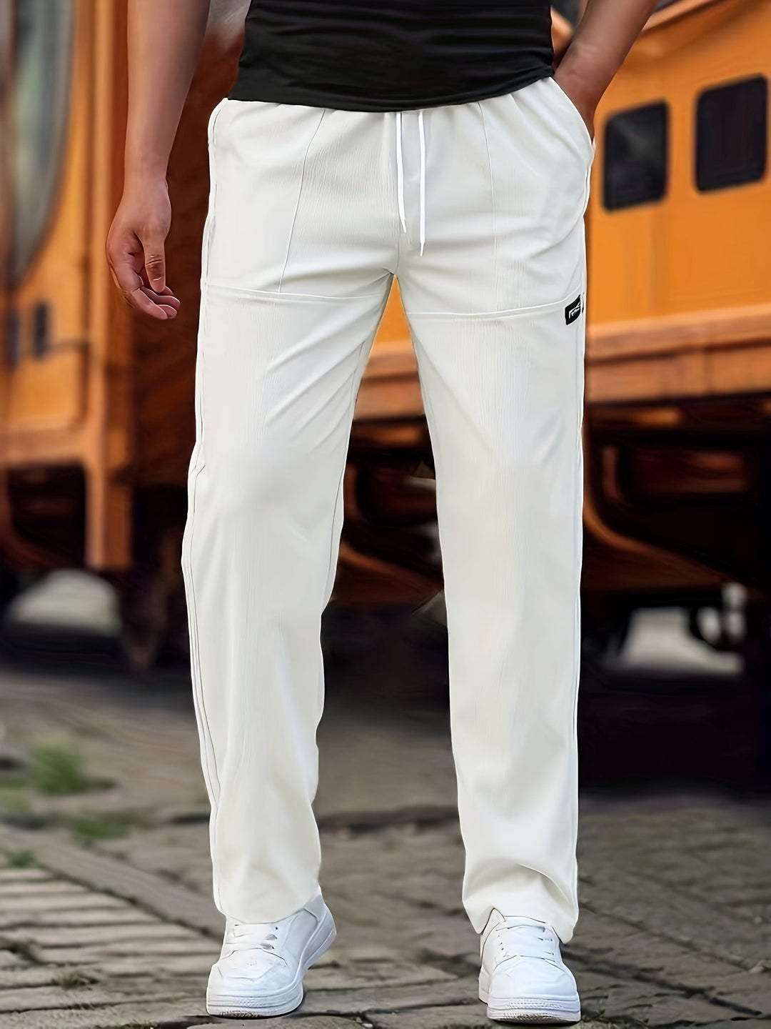 Cole | Relaxed Drawstring Casual Tapered Pants