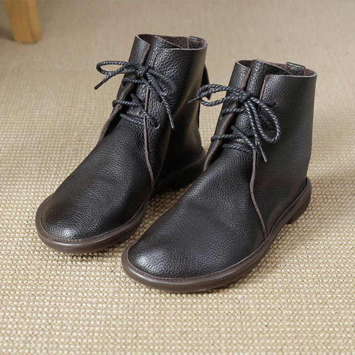 Clara Lace Boots – Classic Warmth with Everyday Ease