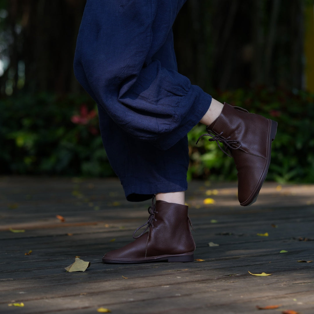 Clara Lace Boots – Classic Warmth with Everyday Ease