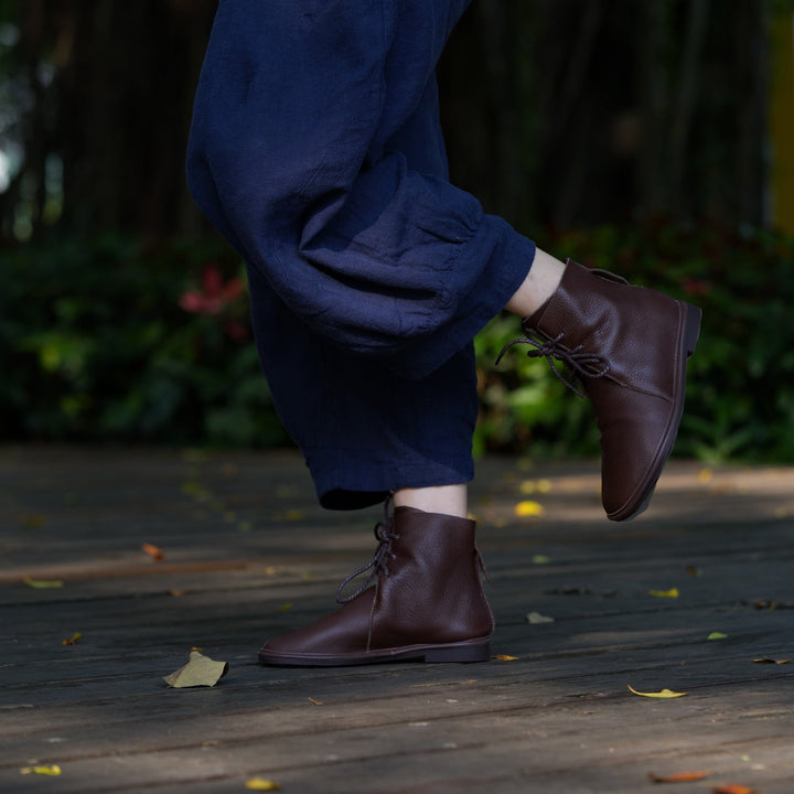 Clara Lace Boots – Classic Warmth with Everyday Ease