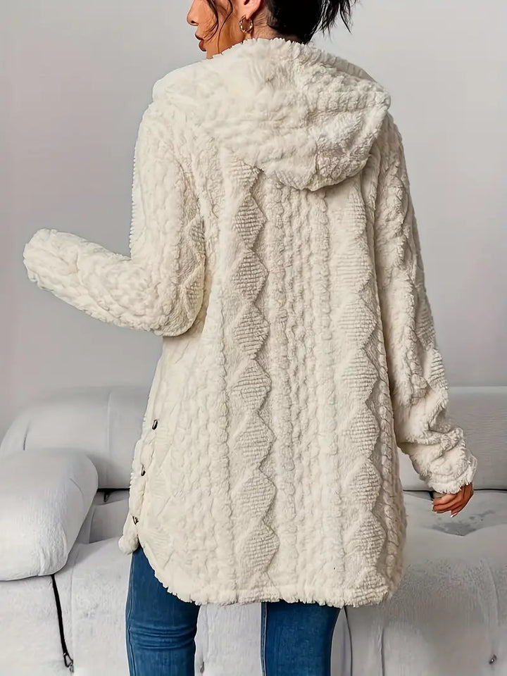 Chateau Elise | Plush Hooded Cardigan