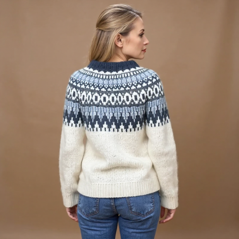 JJ New york  - Classic Icelandic Wool Sweater