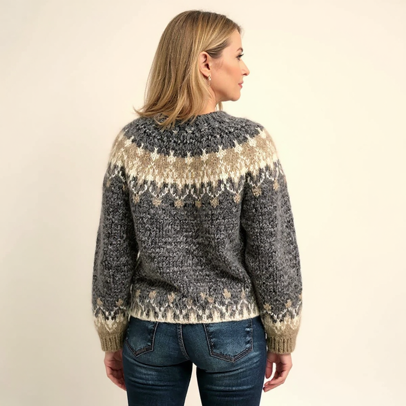 JJ New york  - Classic Icelandic Wool Sweater