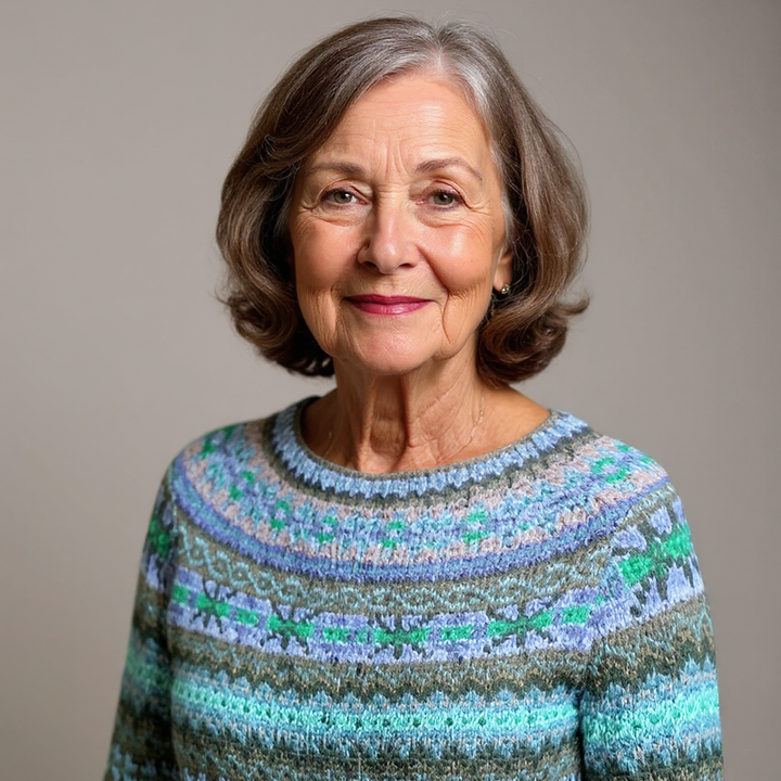 JJ New york  - Classic Icelandic Wool Knit Sweater