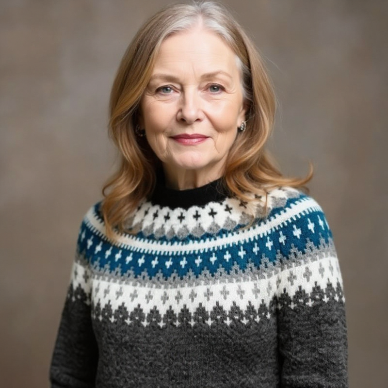 JJ New york - Classic Icelandic Wool Sweater