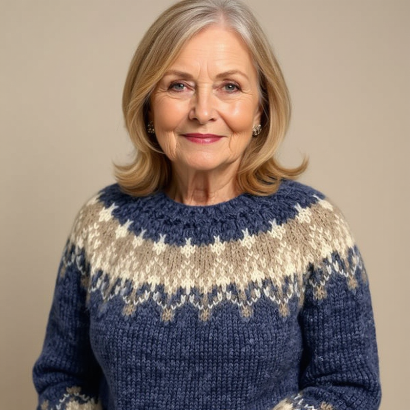 JJ New york  - Classic Icelandic Wool Sweater