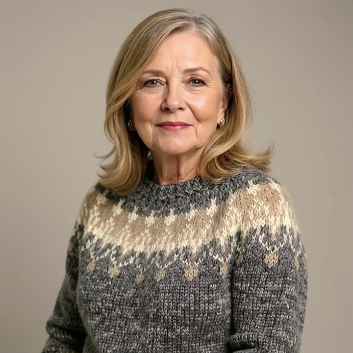 JJ New york  - Classic Icelandic Wool Sweater