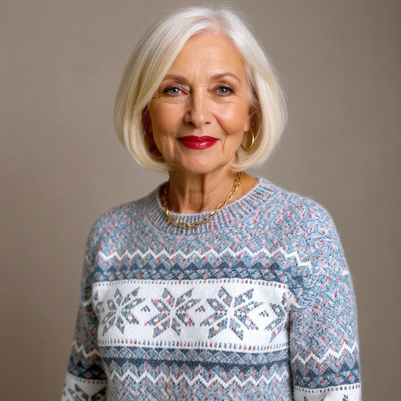 JJ New york  - Classic Icelandic Wool Sweater