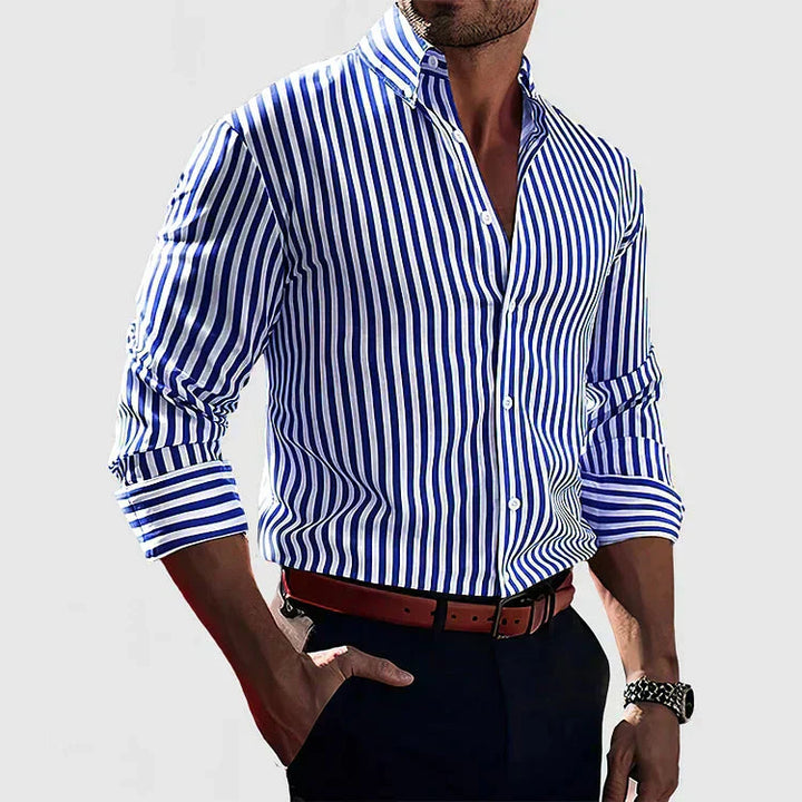 Ronan | Classic Striped Button-Up