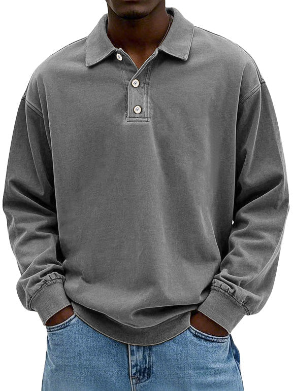 Rowan | Smart Casual Everyday Polo Sweatshirt