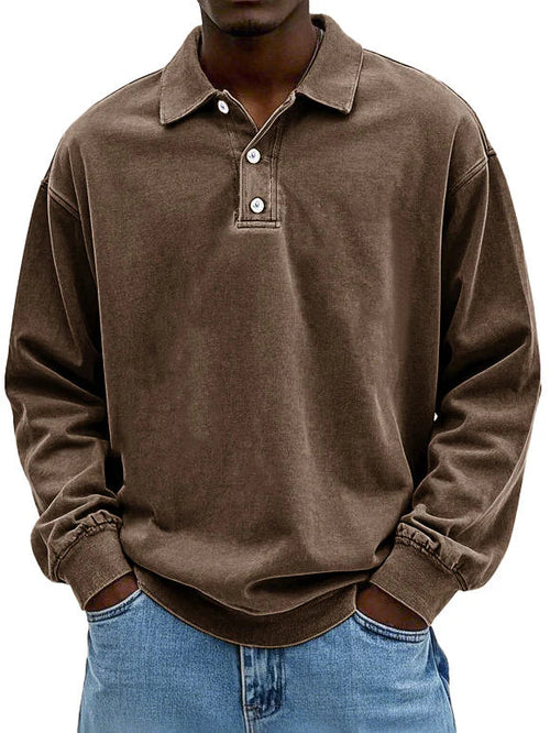 Rowan | Smart Casual Everyday Polo Sweatshirt